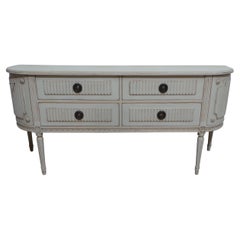 Swedish Gustavian Style 4 Drawer 2 Door Sideboard Swedish Gustavian Style 4 Drawer 2 Door Sideboard