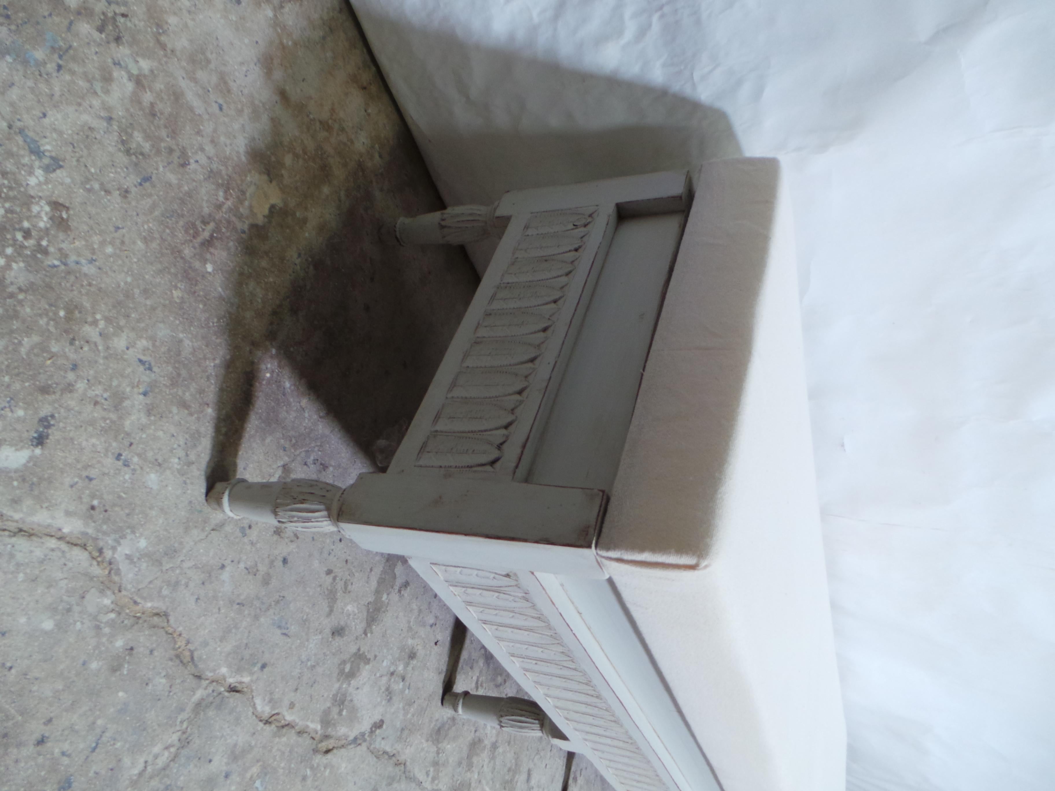 Swedish Gustavian Style Bench For Sale 1
