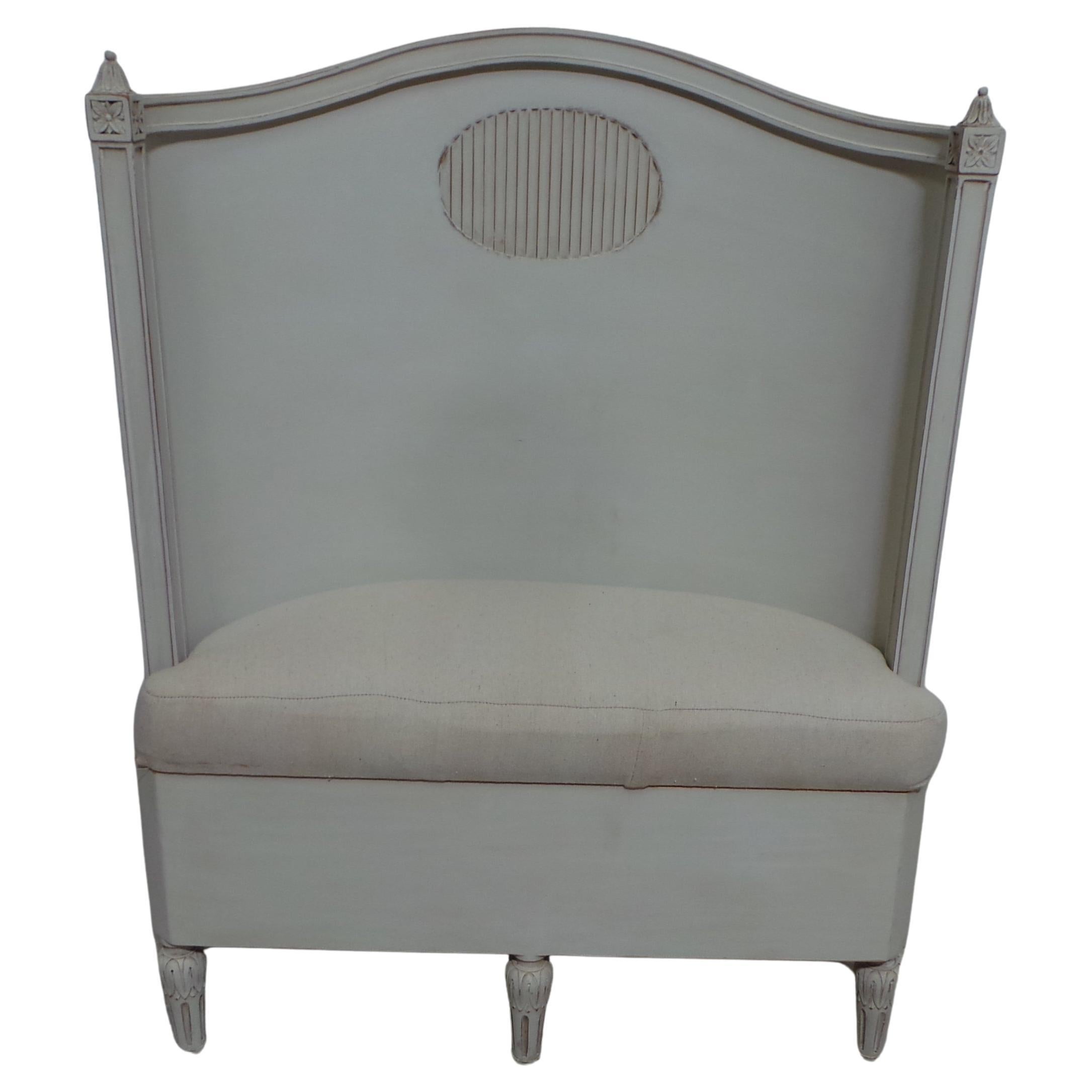 Swedish Gustavian Style Bench Unique