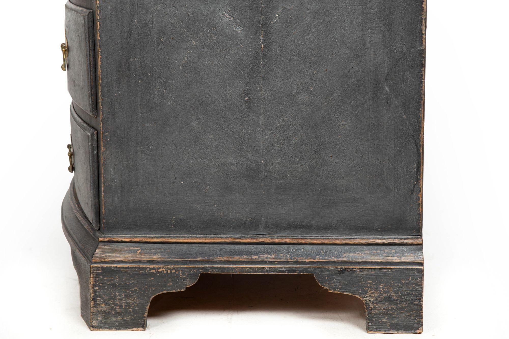 Schwedische Kommode im Gustavianischen Stil mit blauer Bemalung ca. 1800 im Angebot 11