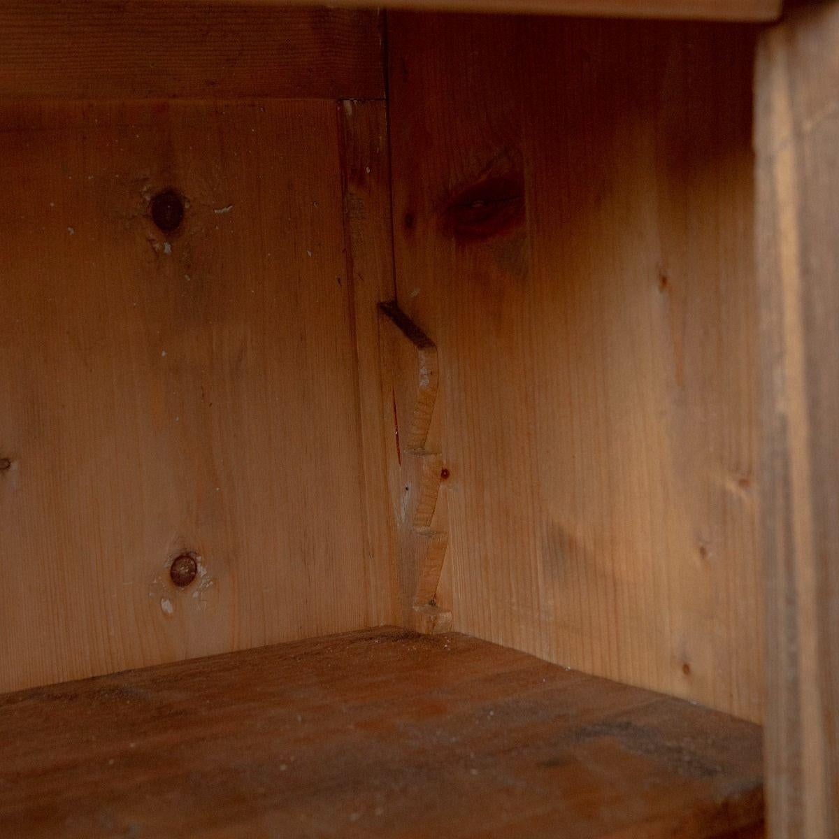Armario Sueco de Estilo Gustaviano con Puertas de Cristal, hacia 1860 5