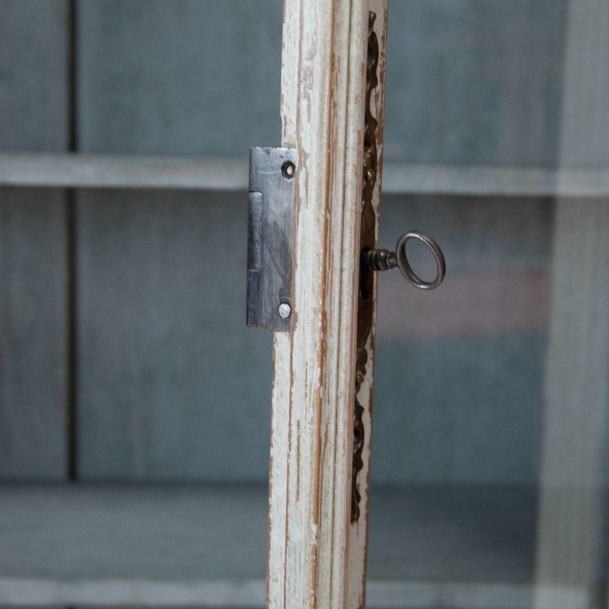 Armario Sueco de Estilo Gustaviano con Puertas de Cristal, hacia 1860 Vidrio