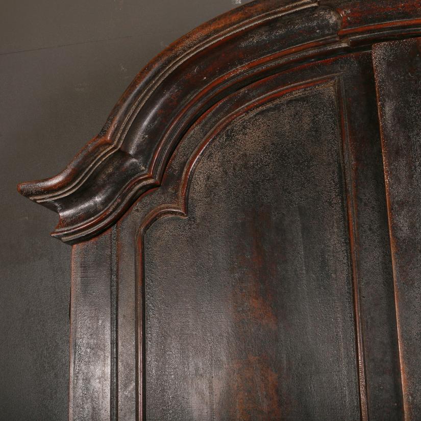 Painted Swedish Gustavian Style Bureau Bookcase