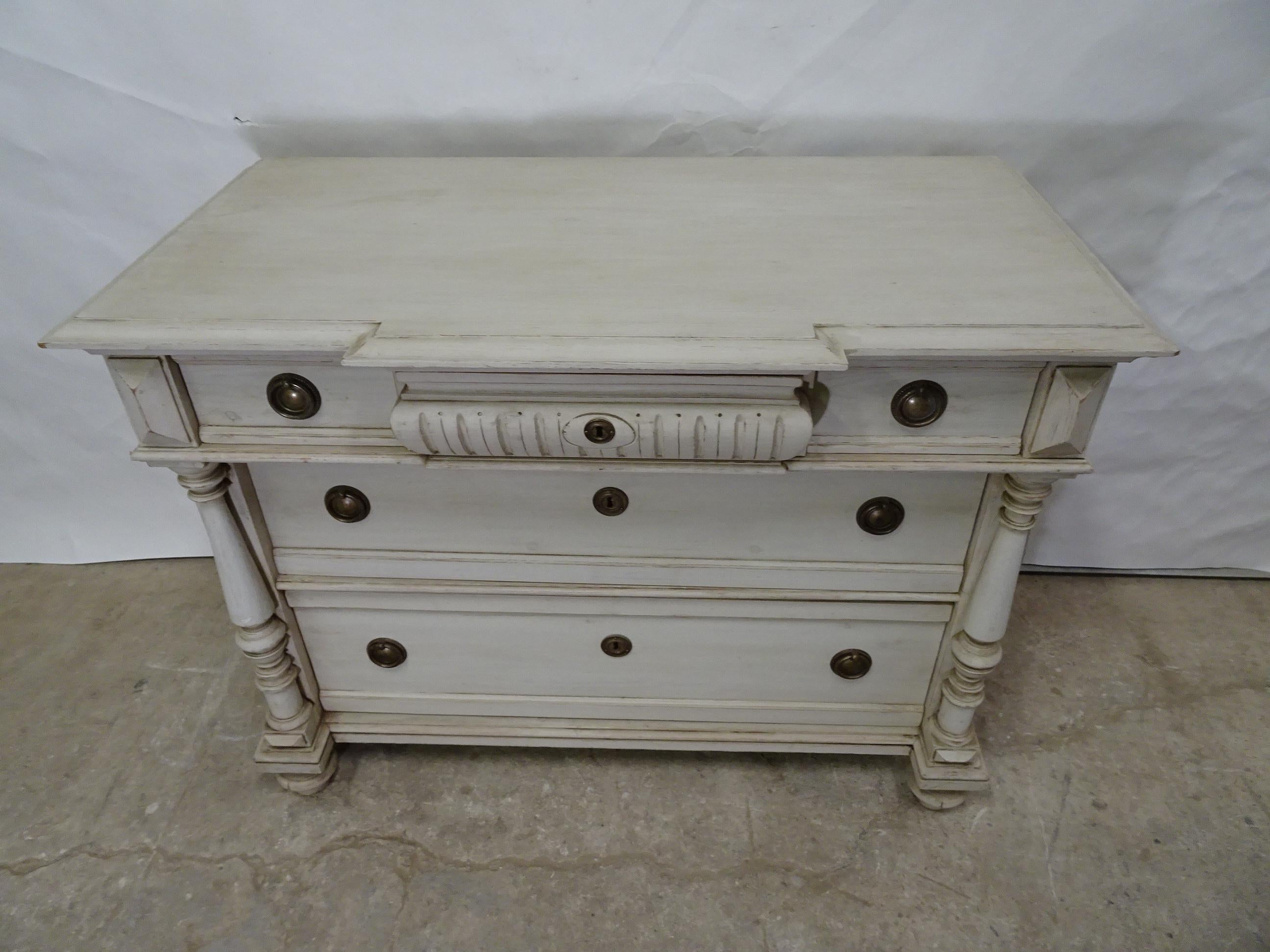 Swedish Gustavian Style Chest In Good Condition In Hollywood, FL