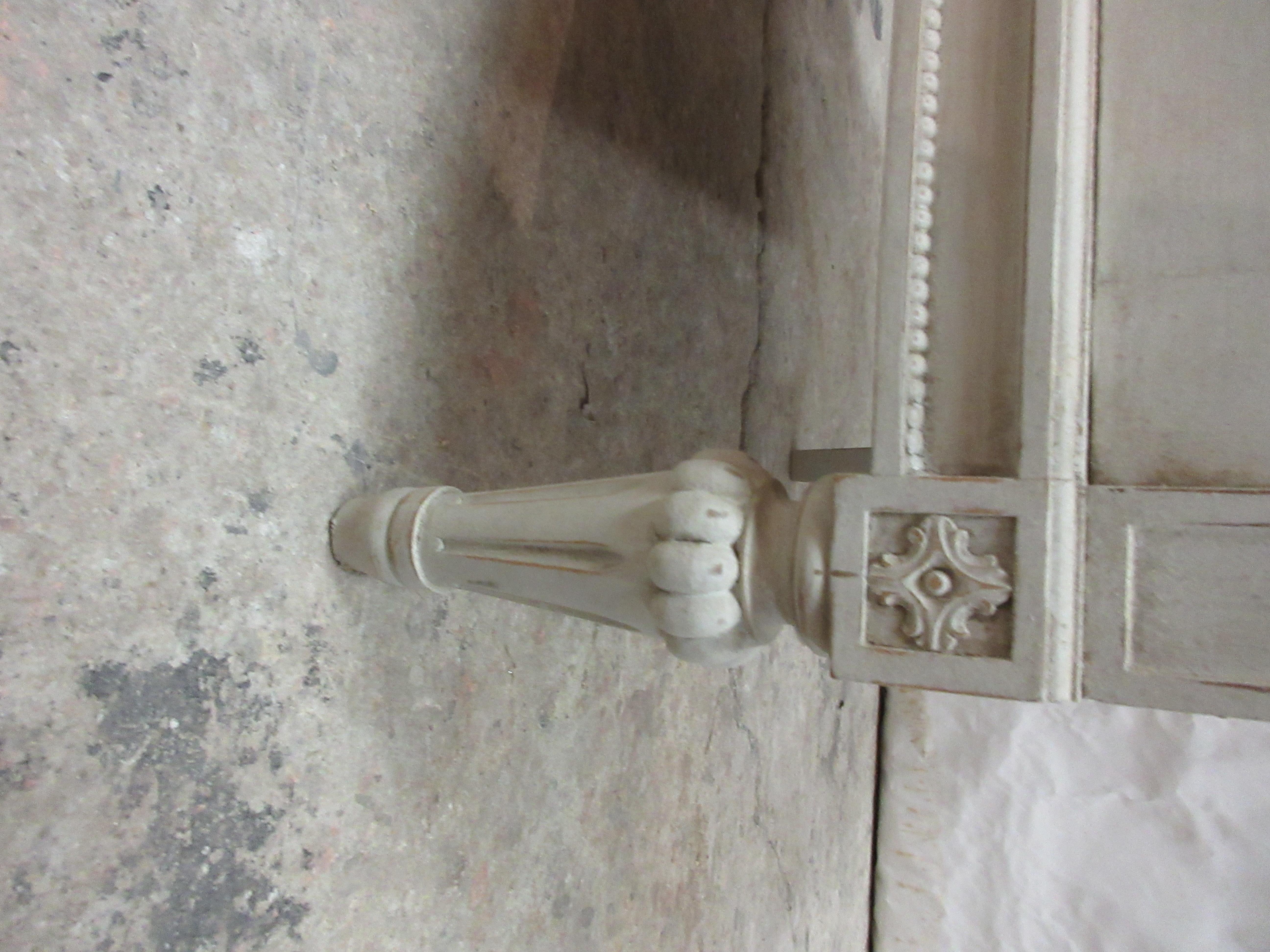 Swedish Gustavian Style Corner Cabinet 3