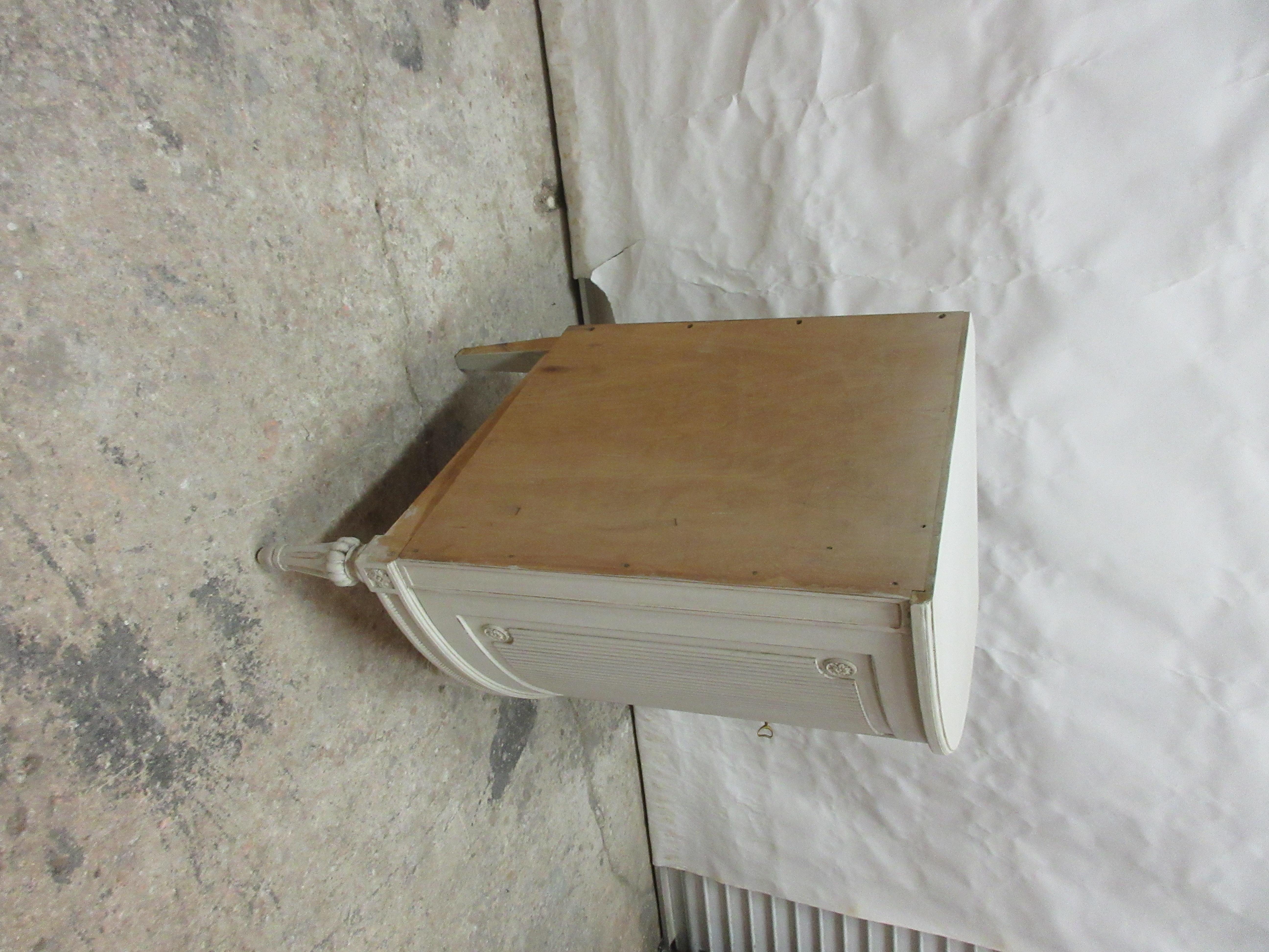 Swedish Gustavian Style Corner Cabinet 4