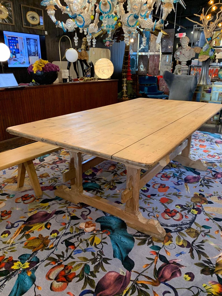 Fresh Look at Swedish Gustavian Style Farm Dining Table For Sale At 1Stdibs