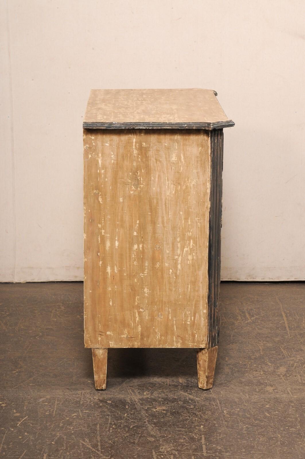 Swedish Gustavian Style Four Drawer Chest, Late 19th C. For Sale 11