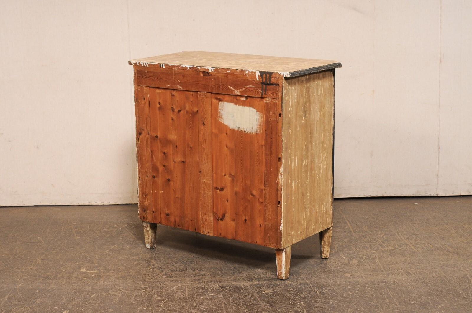 Swedish Gustavian Style Four Drawer Chest, Late 19th C. For Sale 12