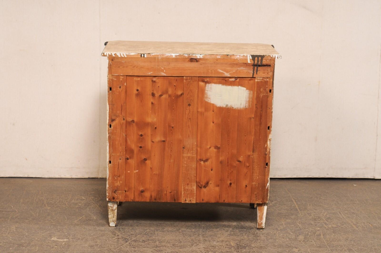 Swedish Gustavian Style Four Drawer Chest, Late 19th C. For Sale 13