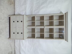 Swedish Gustavian Style Glass Top Cabinet
