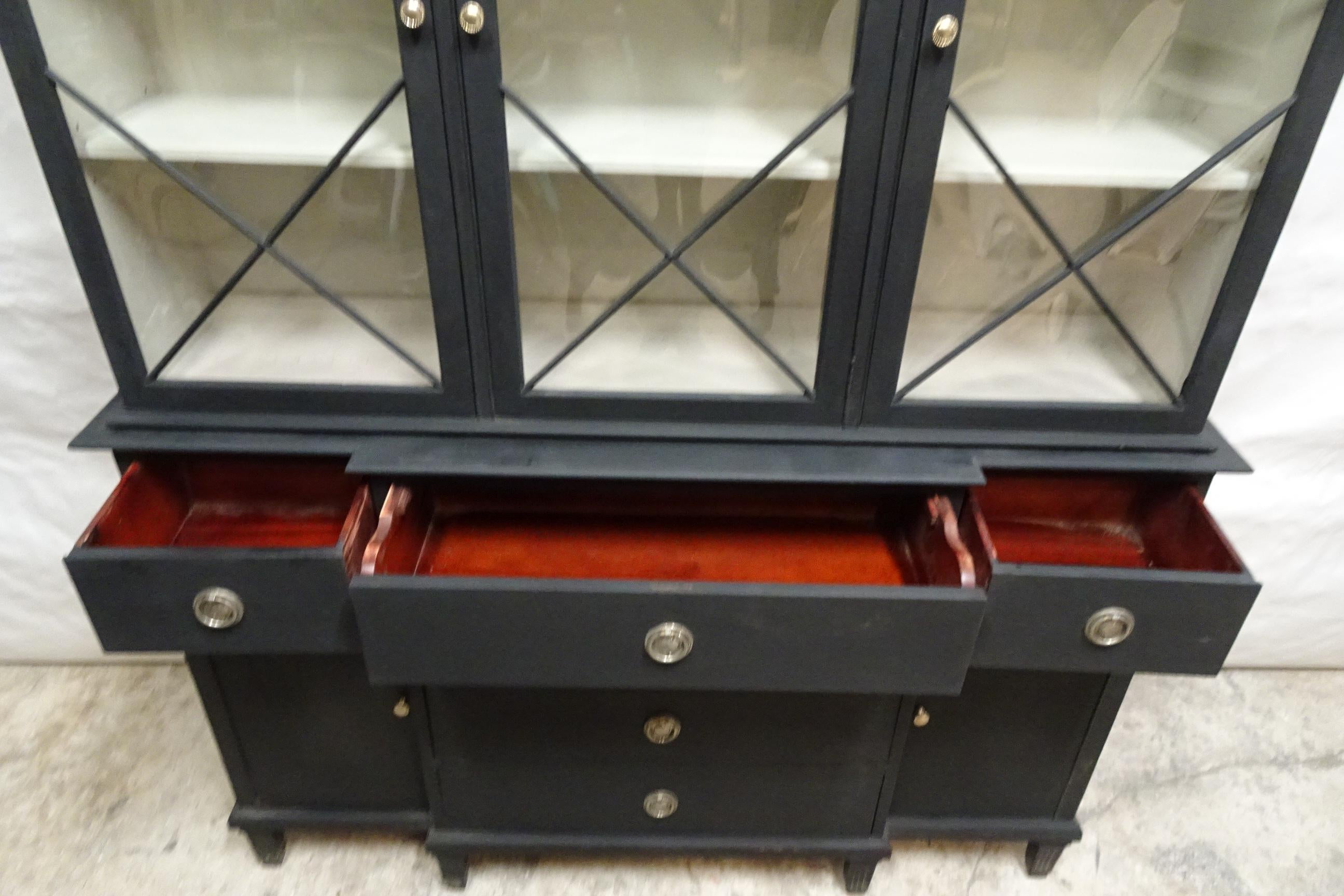 Swedish Gustavian Style Glass Top For Sale at 1stDibs