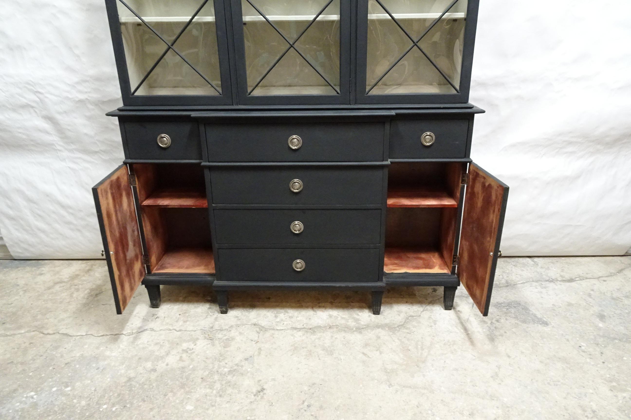 Swedish Gustavian Style Glass Top For Sale at 1stDibs