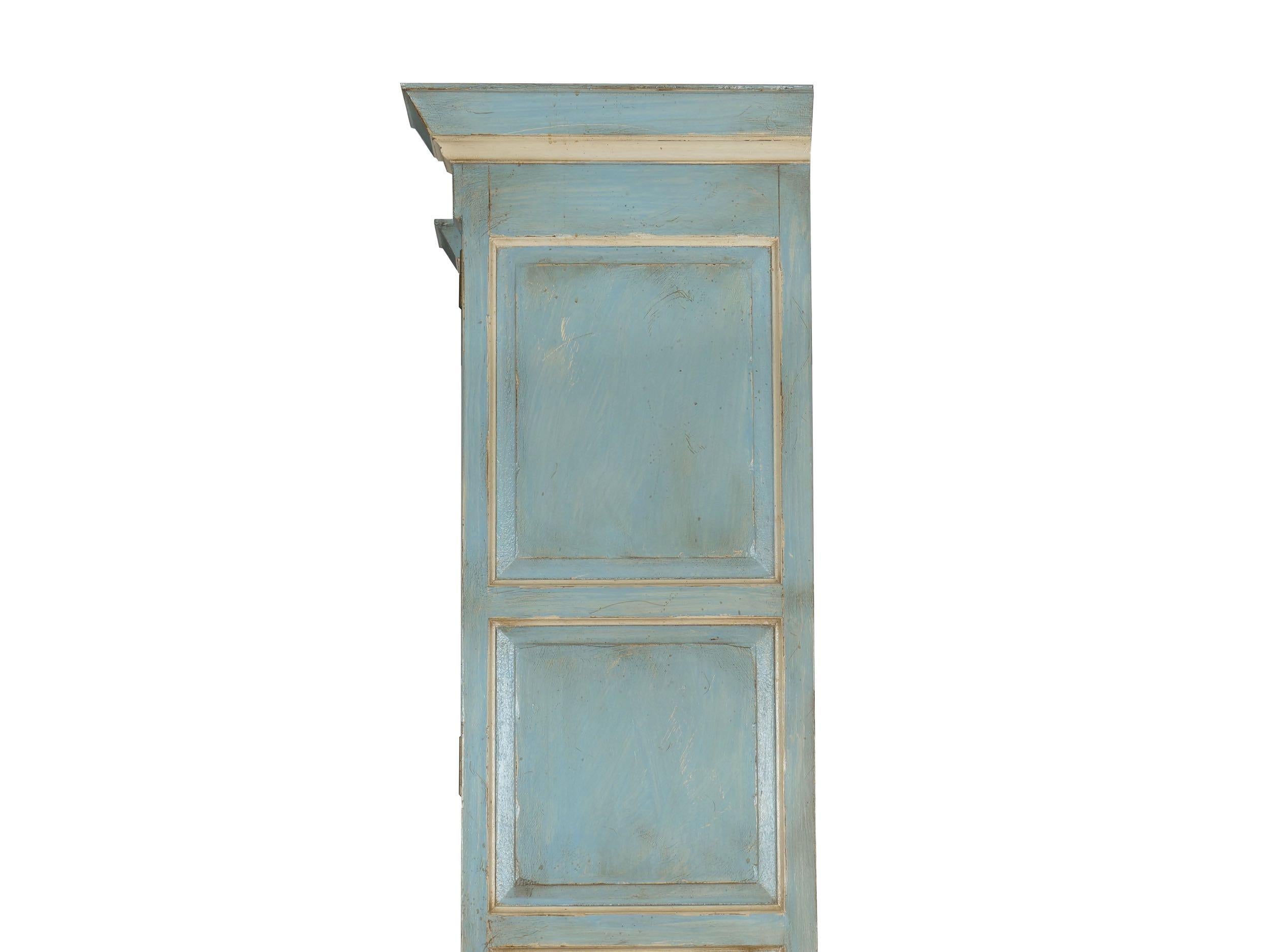 Swedish Gustavian Style Painted Bookshelf Cabinet Bookcase by Lillian August 7