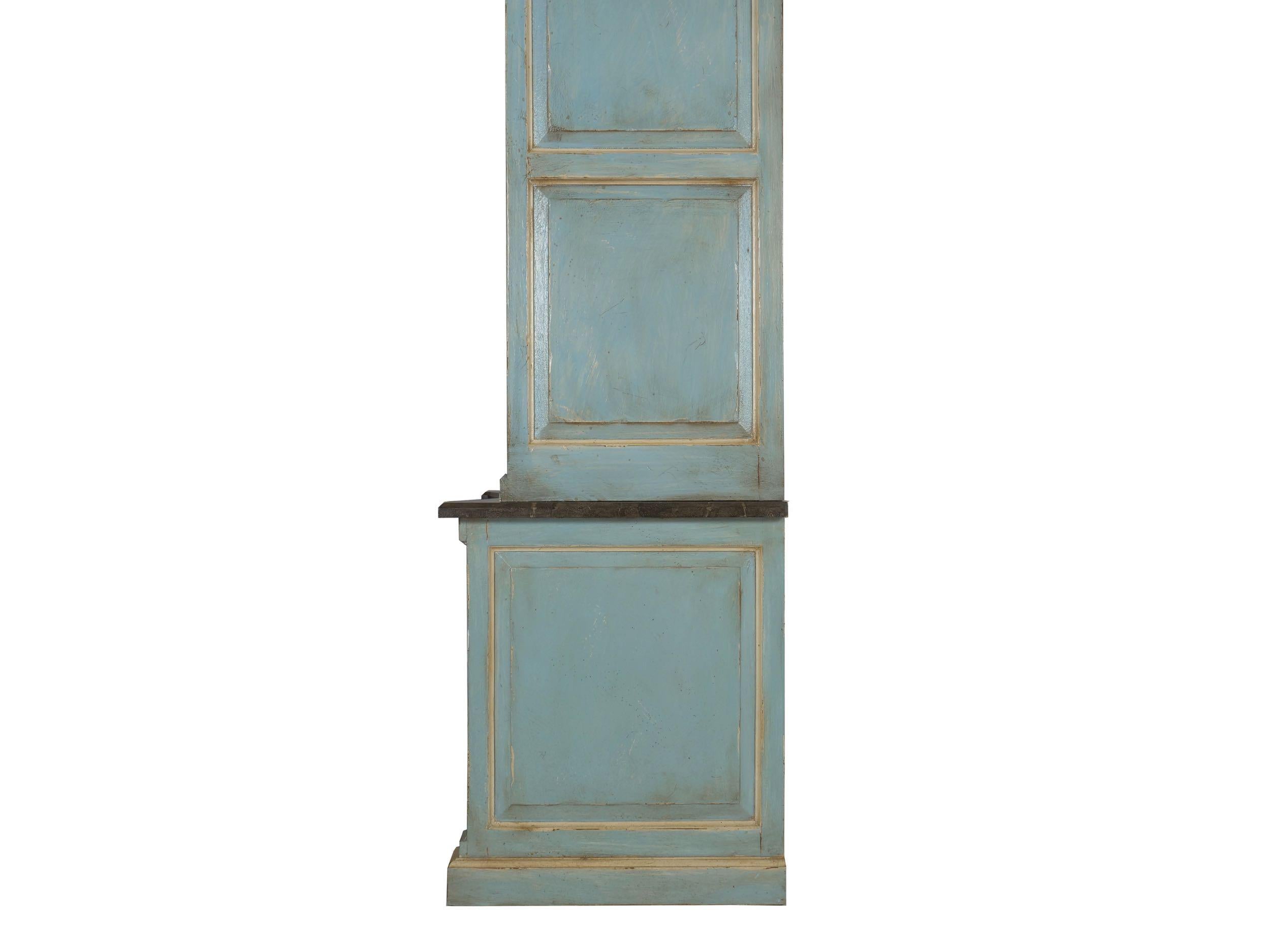Swedish Gustavian Style Painted Bookshelf Cabinet Bookcase by Lillian August 8