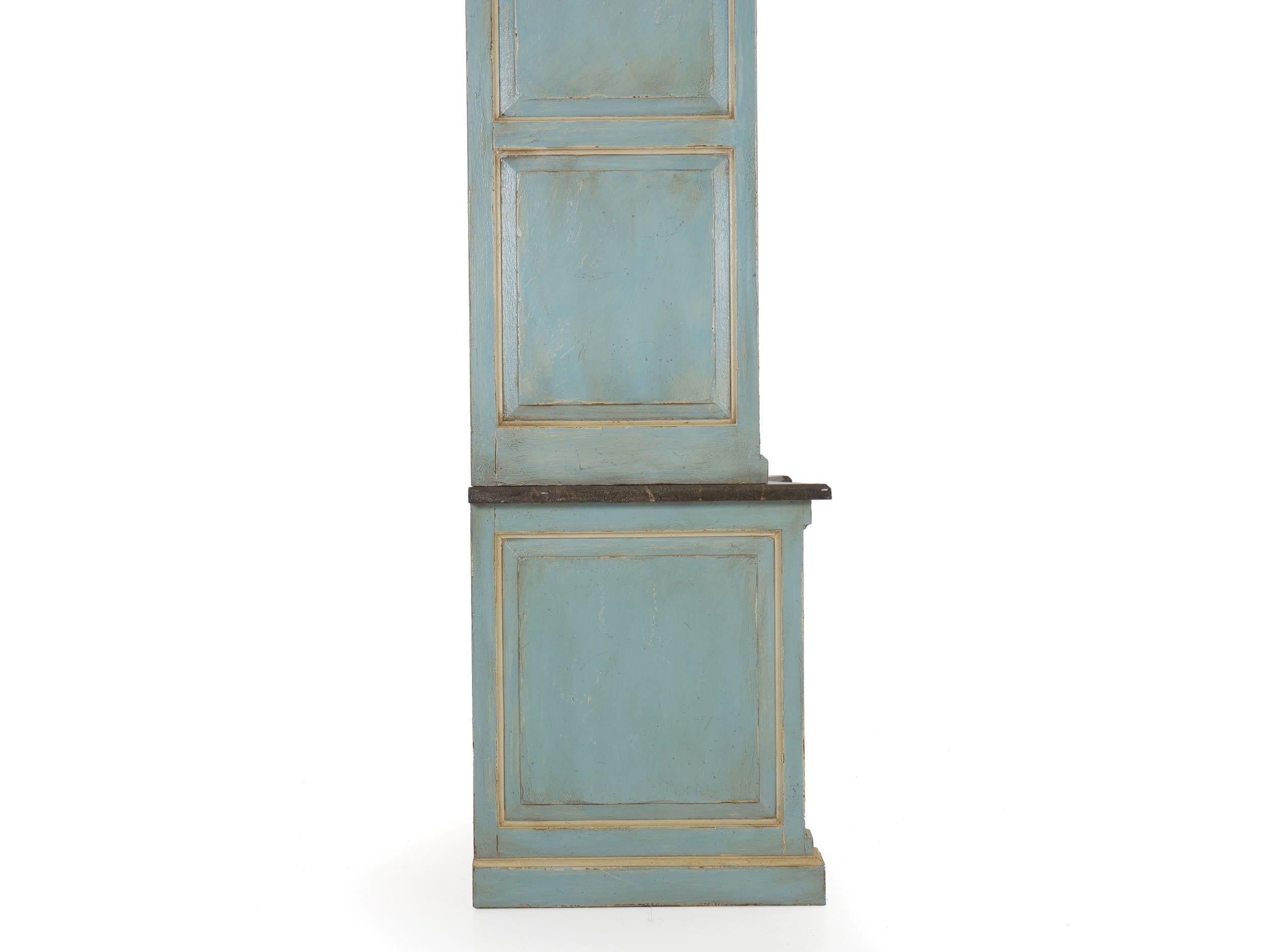 Swedish Gustavian Style Painted Bookshelf Cabinet Bookcase by Lillian August 10