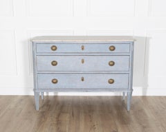 Swedish Gustavian Style Painted Chest of Drawers