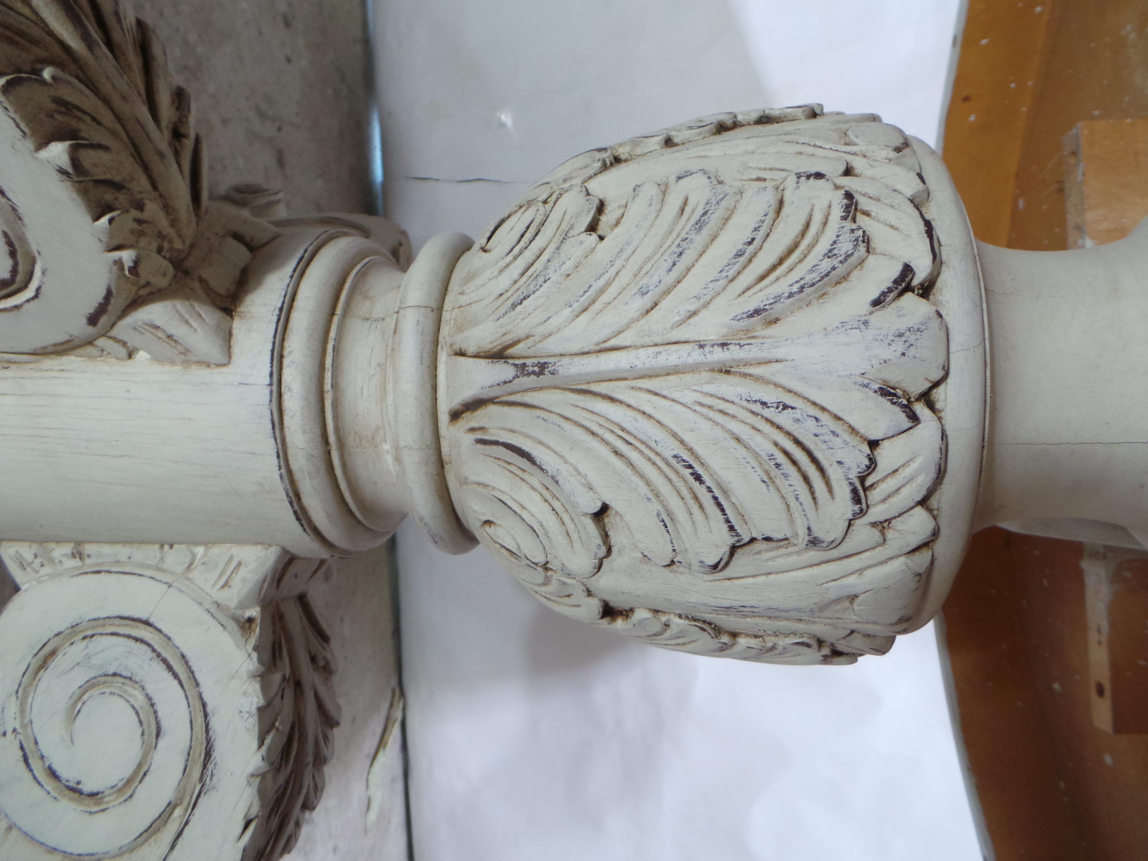 Swedish Gustavian Style Pedestal Table For Sale 5