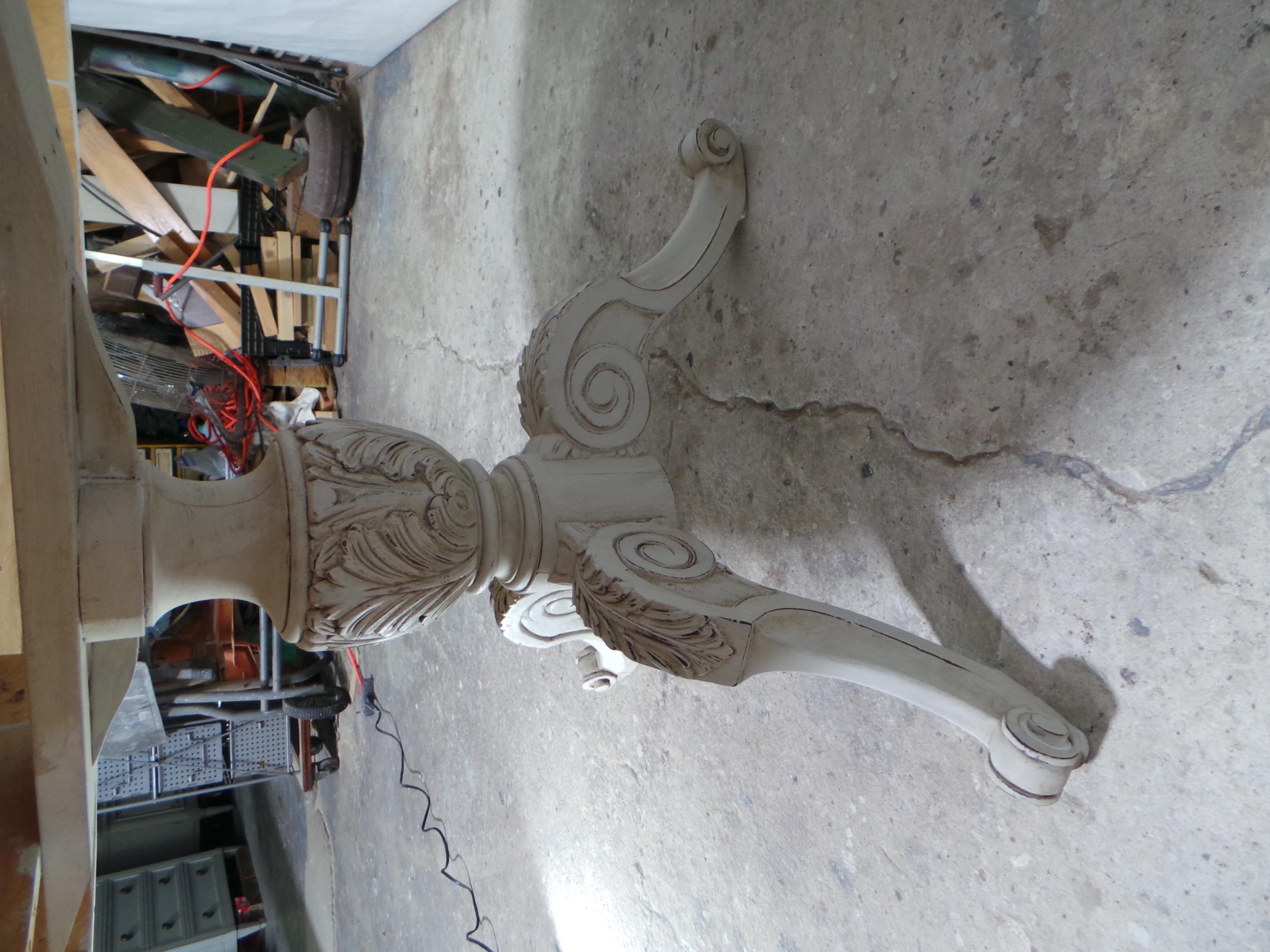 Swedish Gustavian Style Pedestal Table For Sale 3