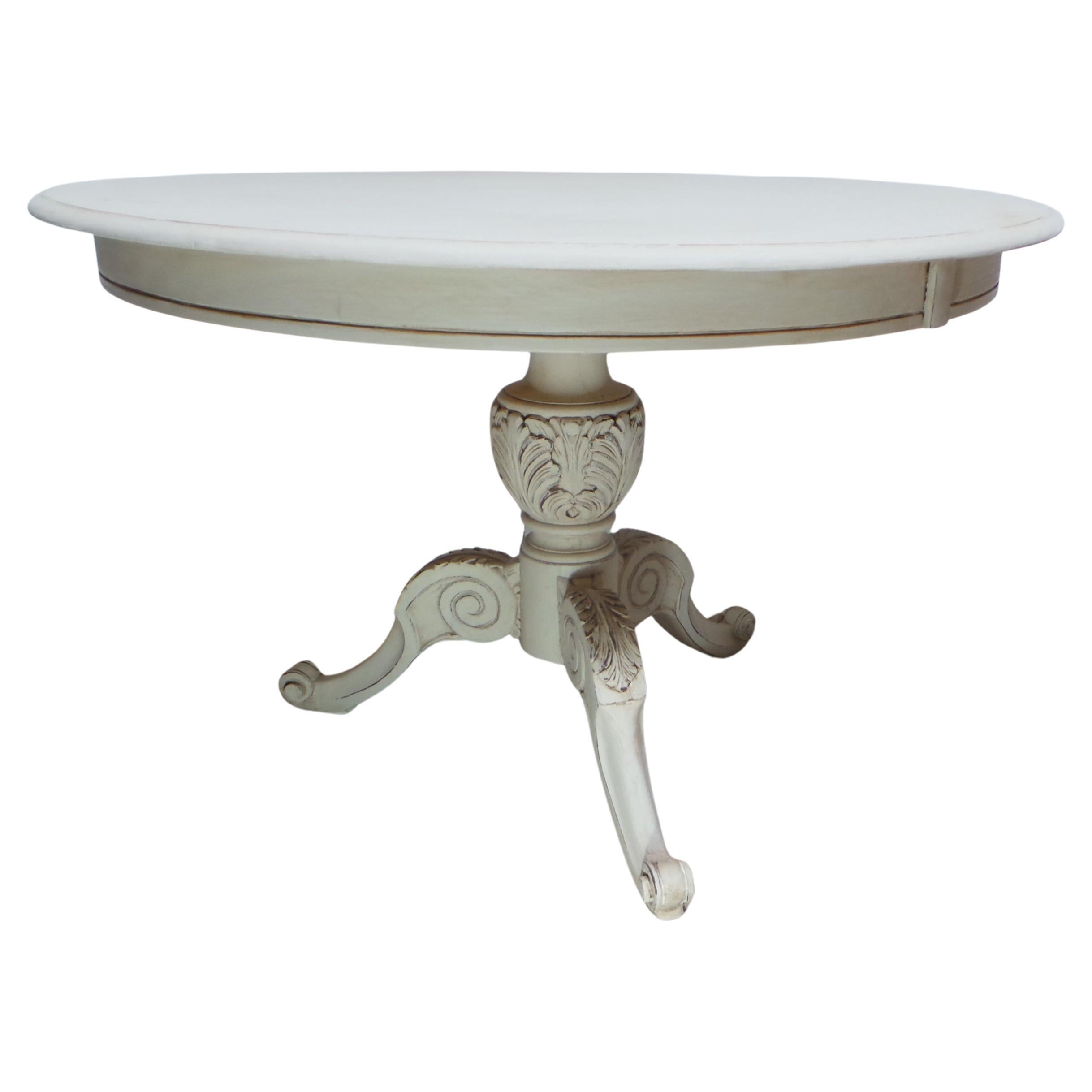 Mesa de pedestal sueca de estilo Gustaviano