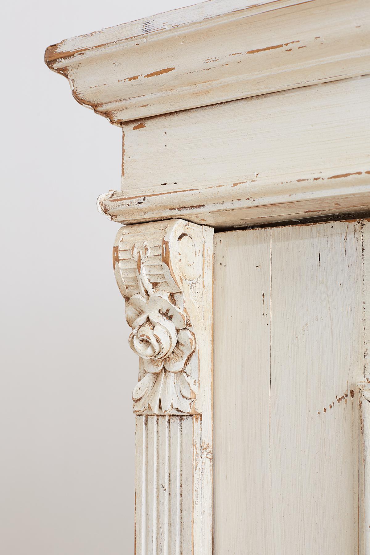 Swedish Gustavian Style Pine Bibliotheque Bookcase 8