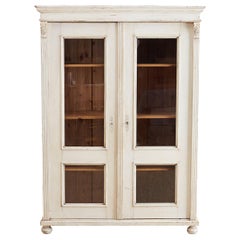 Swedish Gustavian Style Pine Bibliotheque Bookcase