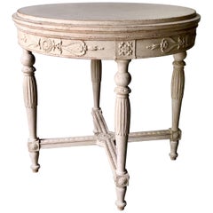 Swedish Gustavian Style Round Table