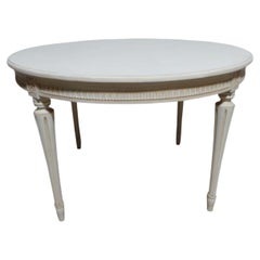 Swedish Gustavian Style Round Table