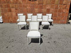 Swedish Gustavian Style Side Chairs 8