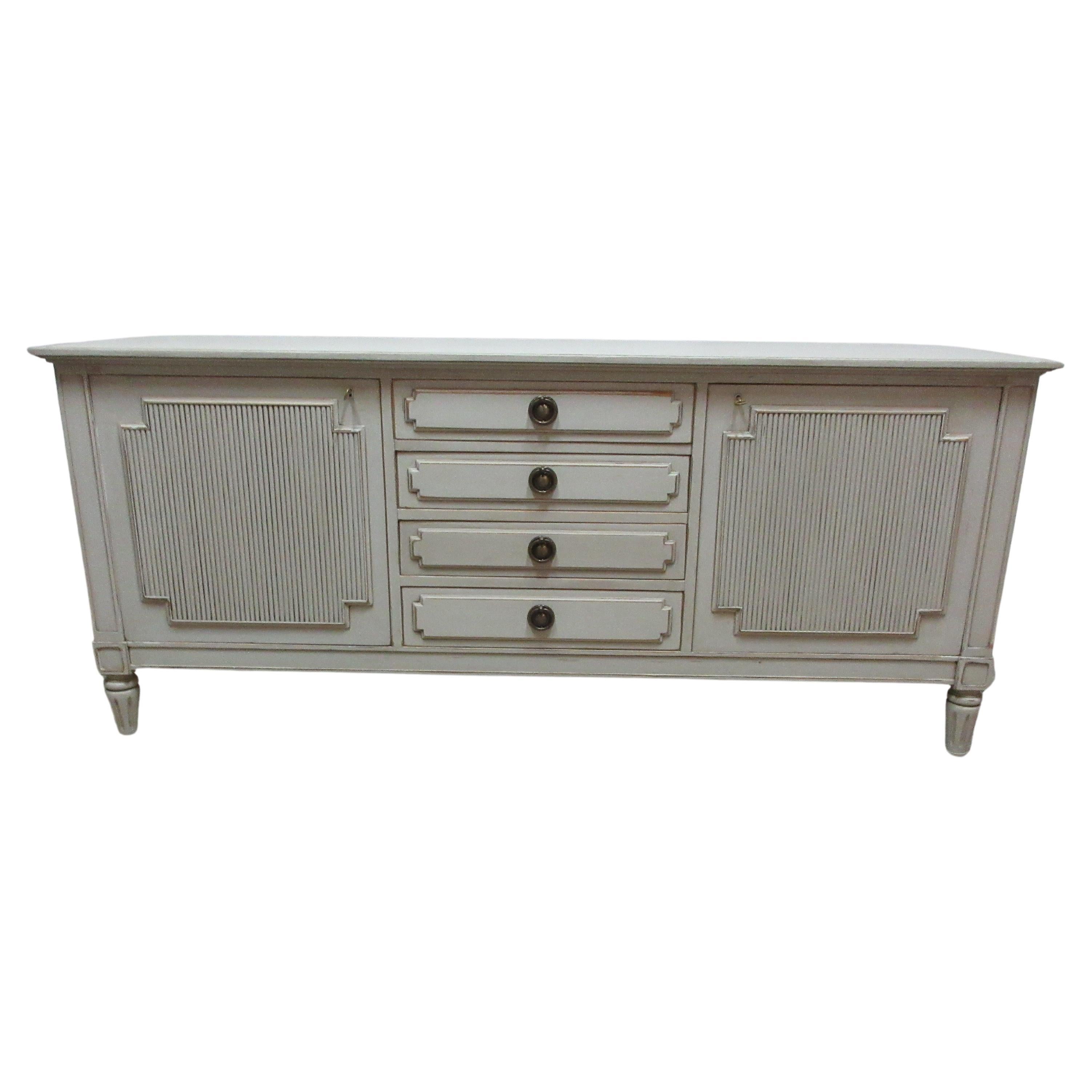 Swedish Gustavian Style Sideboard For Sale