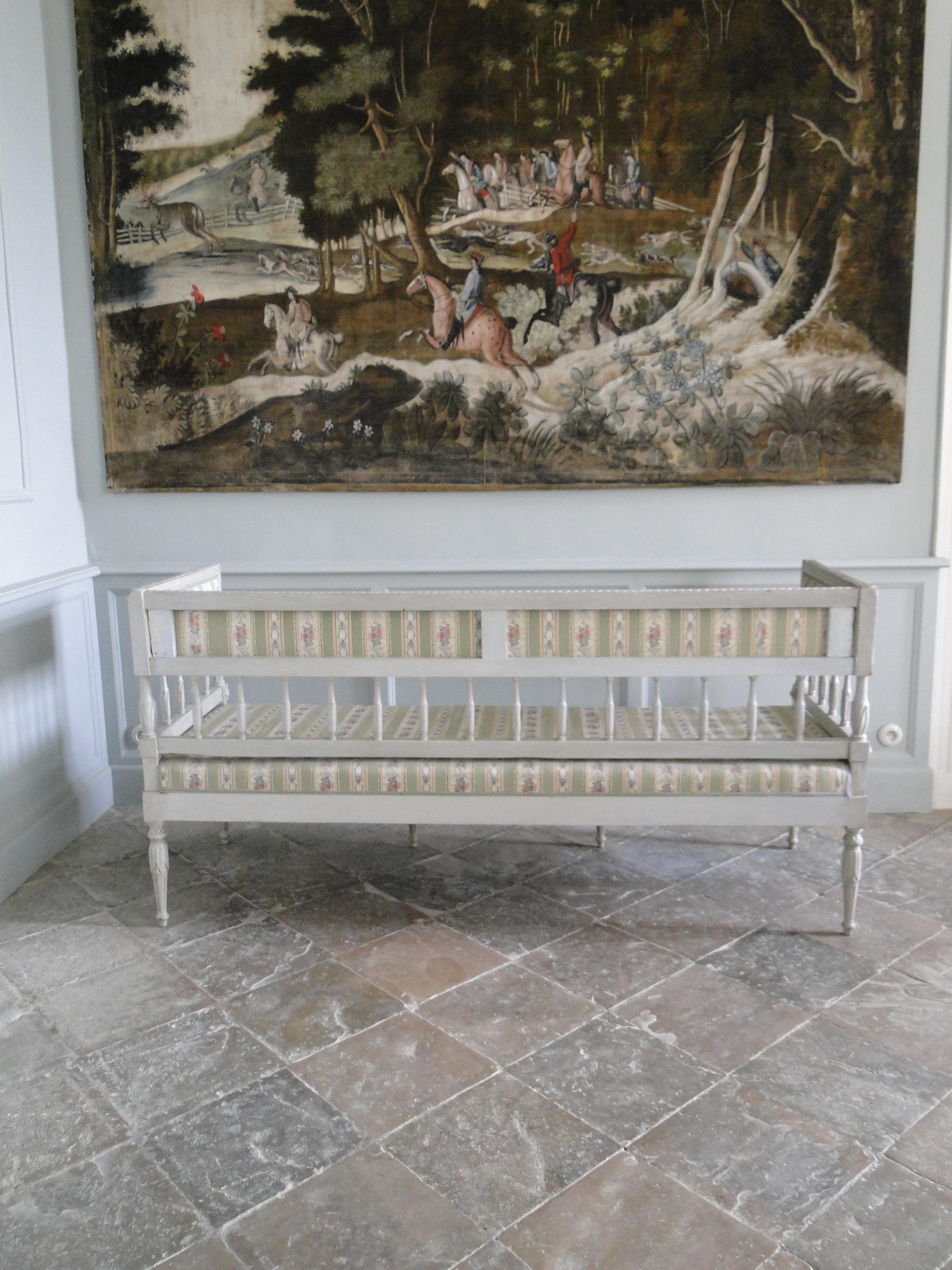 Swedish, Gustavian Style Sofa, 19th Century For Sale 6