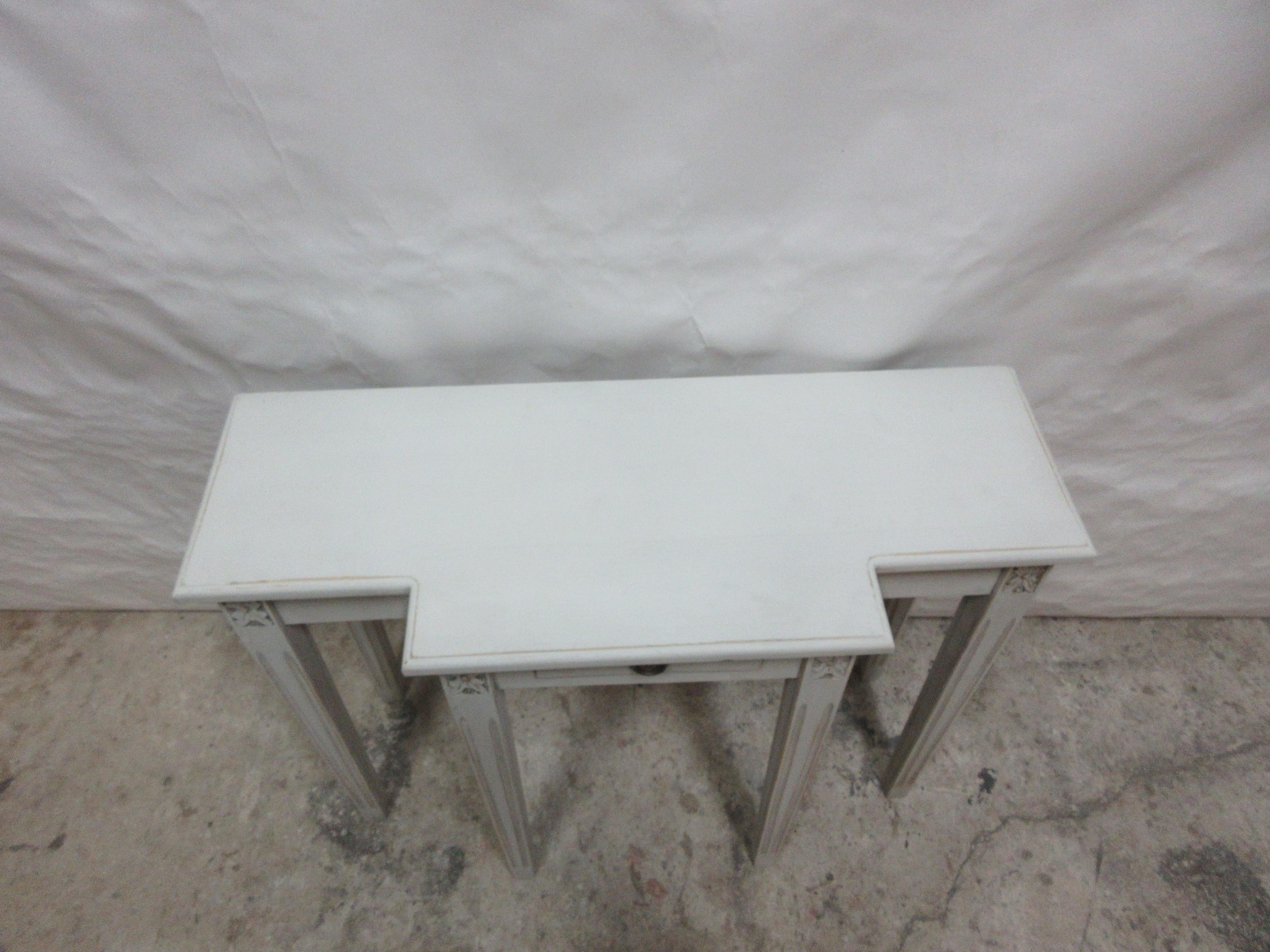 Contemporary Swedish Gustavian Style Table For Sale