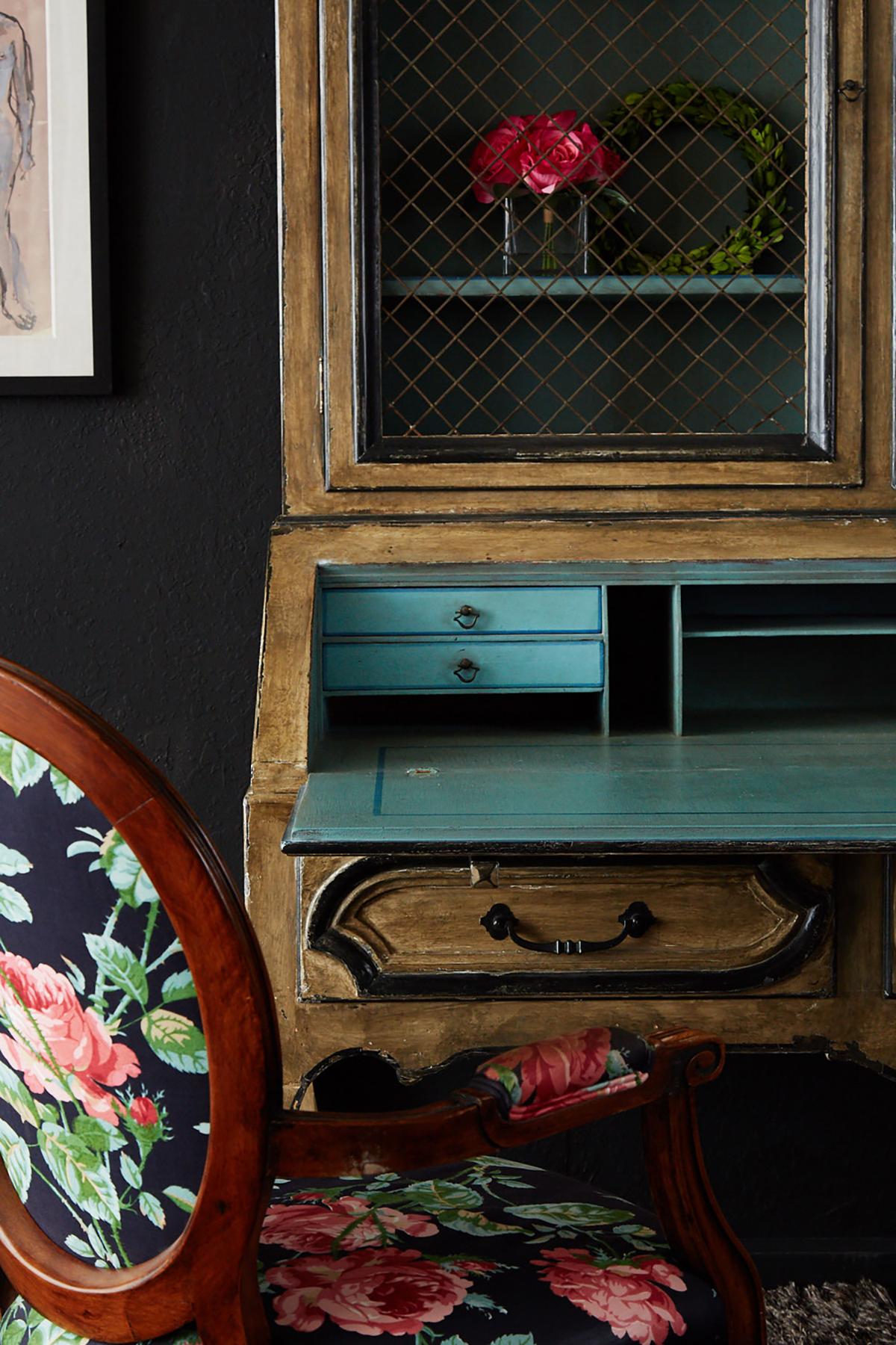 Swedish Gustavian Style Two-Part Secretaire Bookcase 4