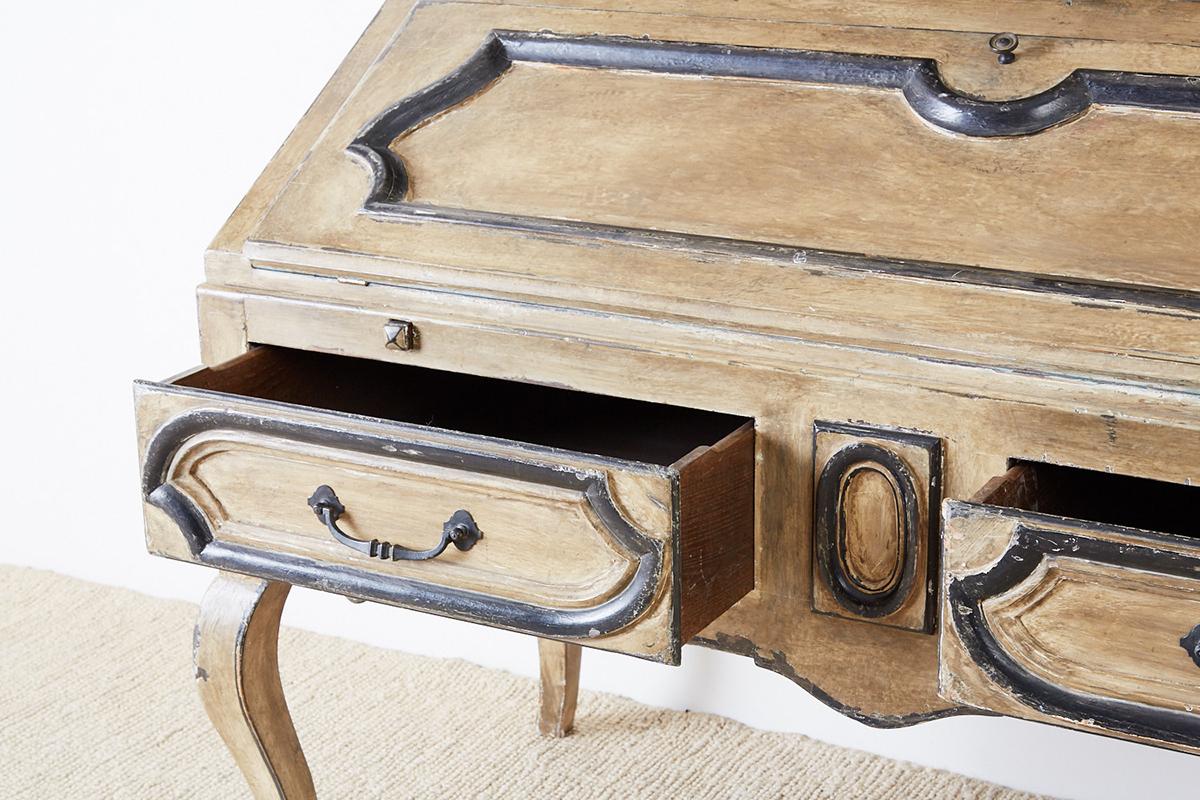 Swedish Gustavian Style Two-Part Secretaire Bookcase 1