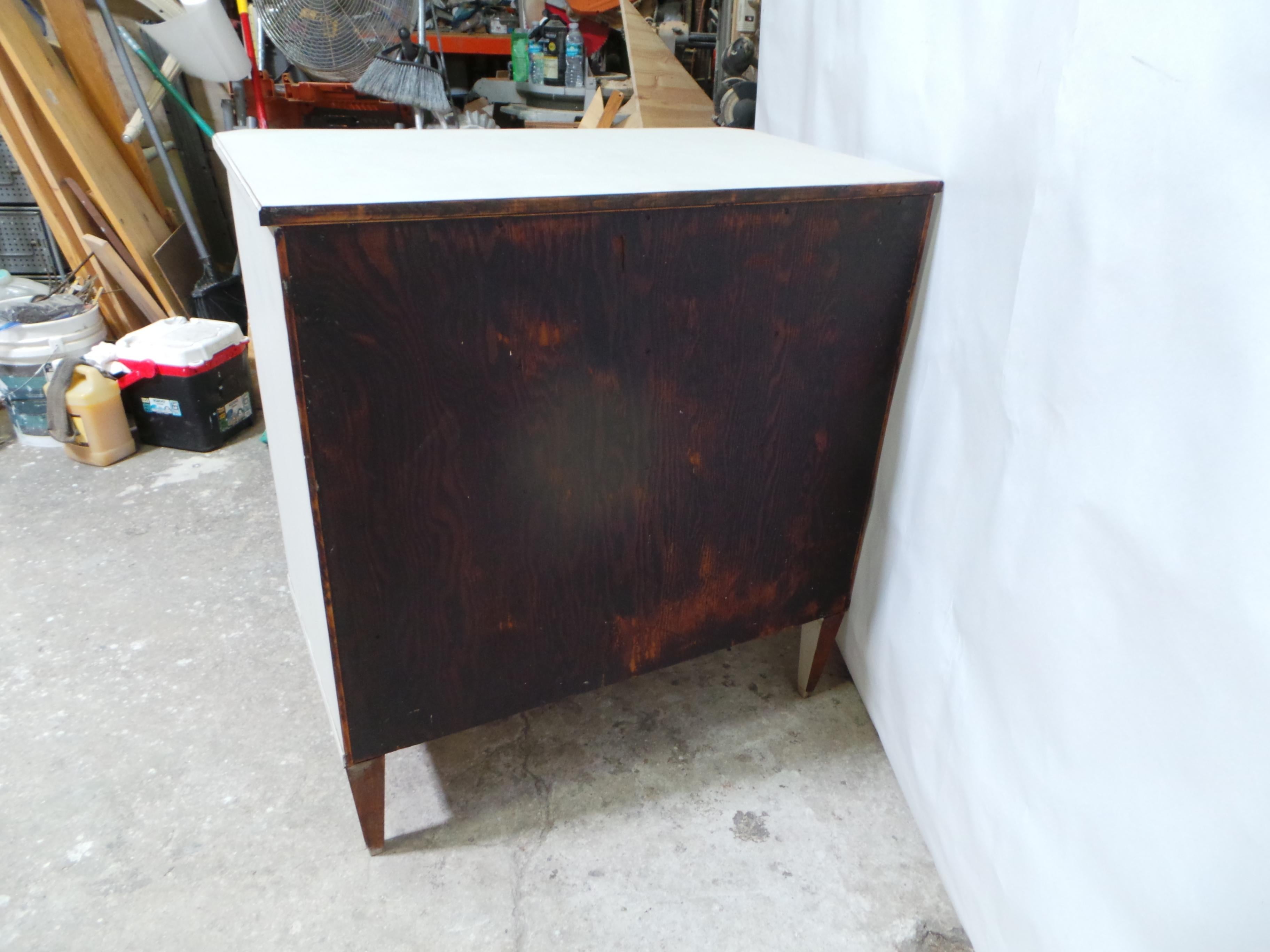 Swedish Gustavian Style Unique 4 Drawer Chest Of Drawers For Sale 5