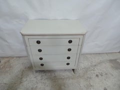 Swedish Gustavian Style Unique 4 Drawer Chest Of Drawers