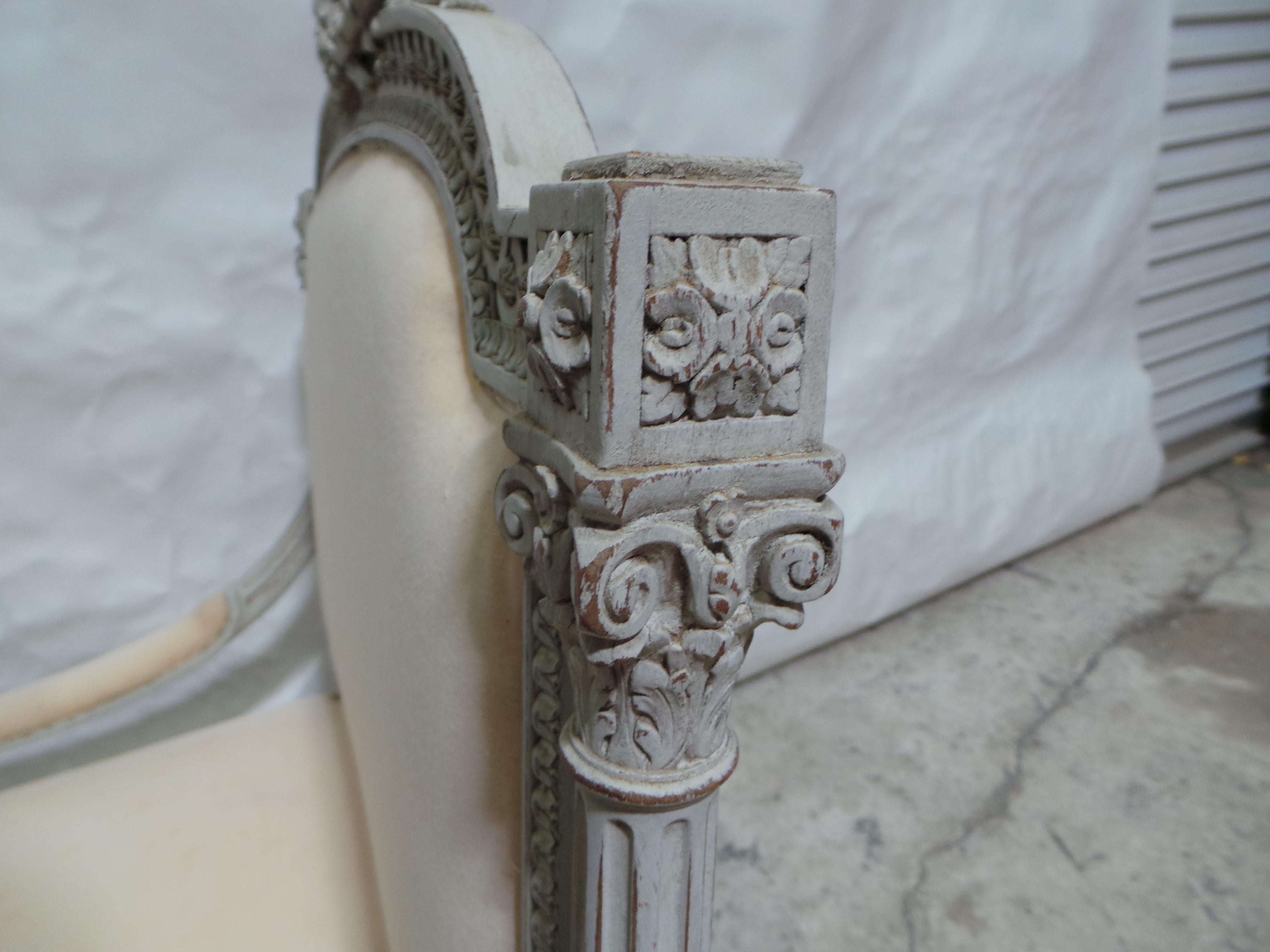 Sedia a bracci svedese in stile gustaviano in vendita 5