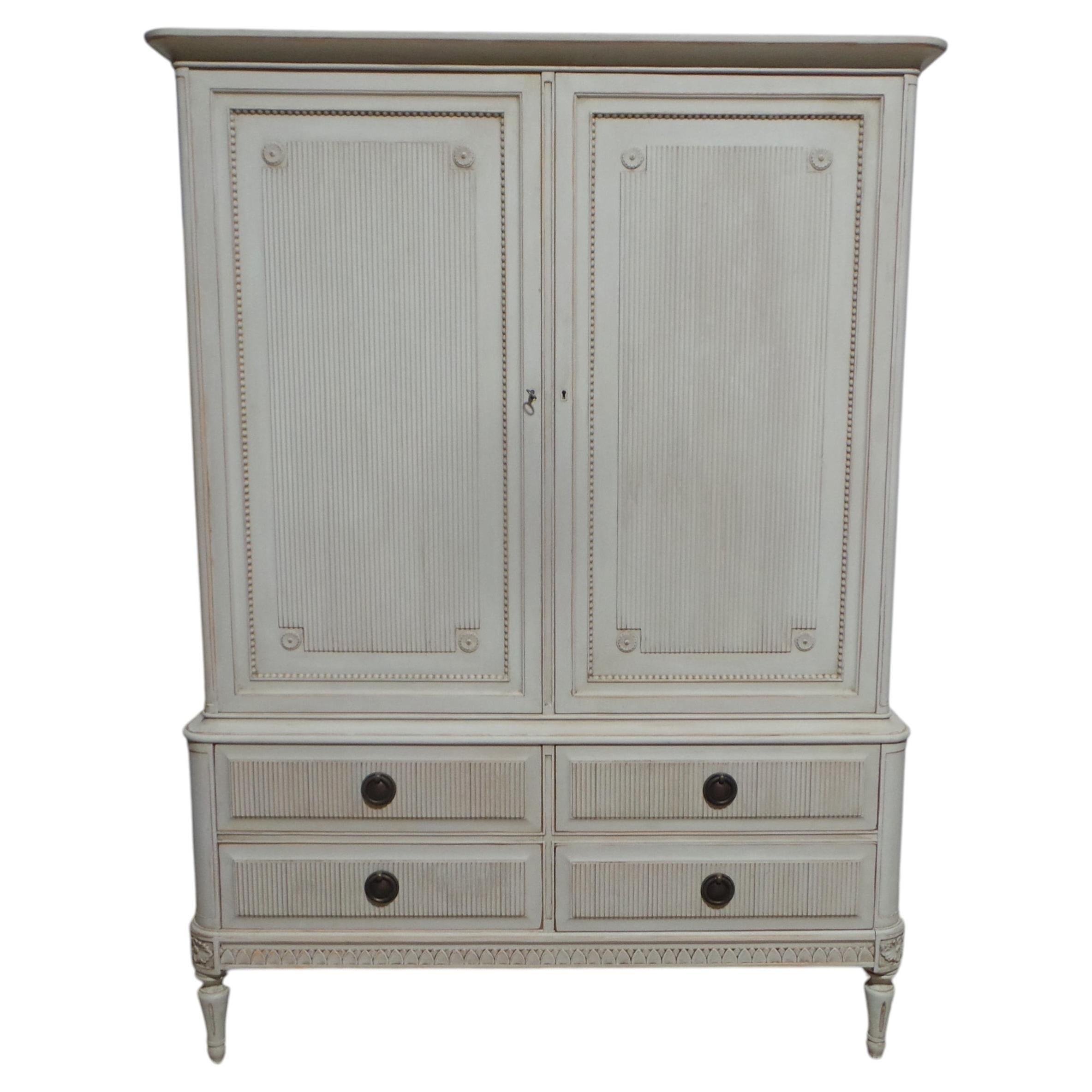 Swedish Gustavian Style Wardrobe