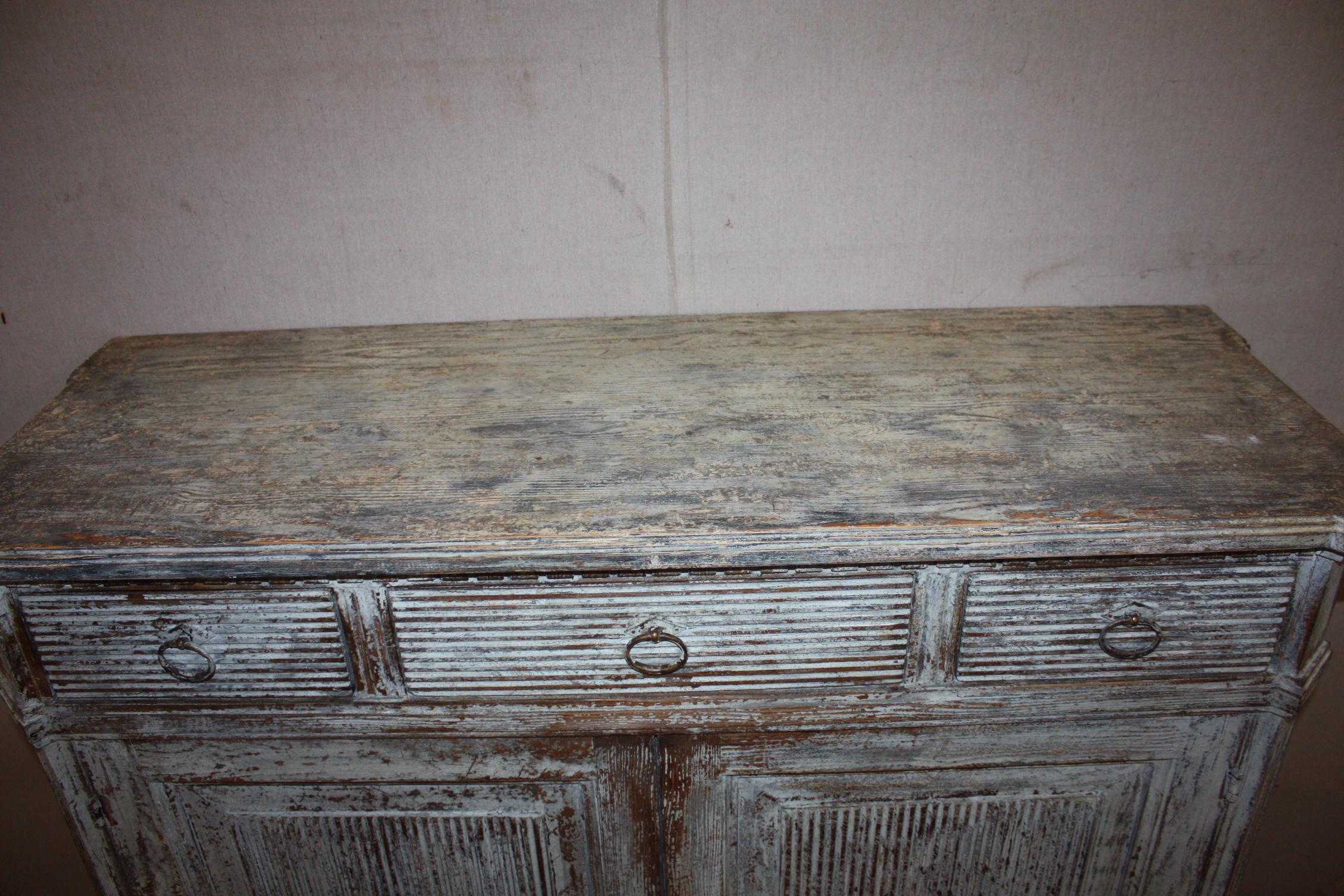 Swedish Gustavian Two-Door Buffet For Sale 2