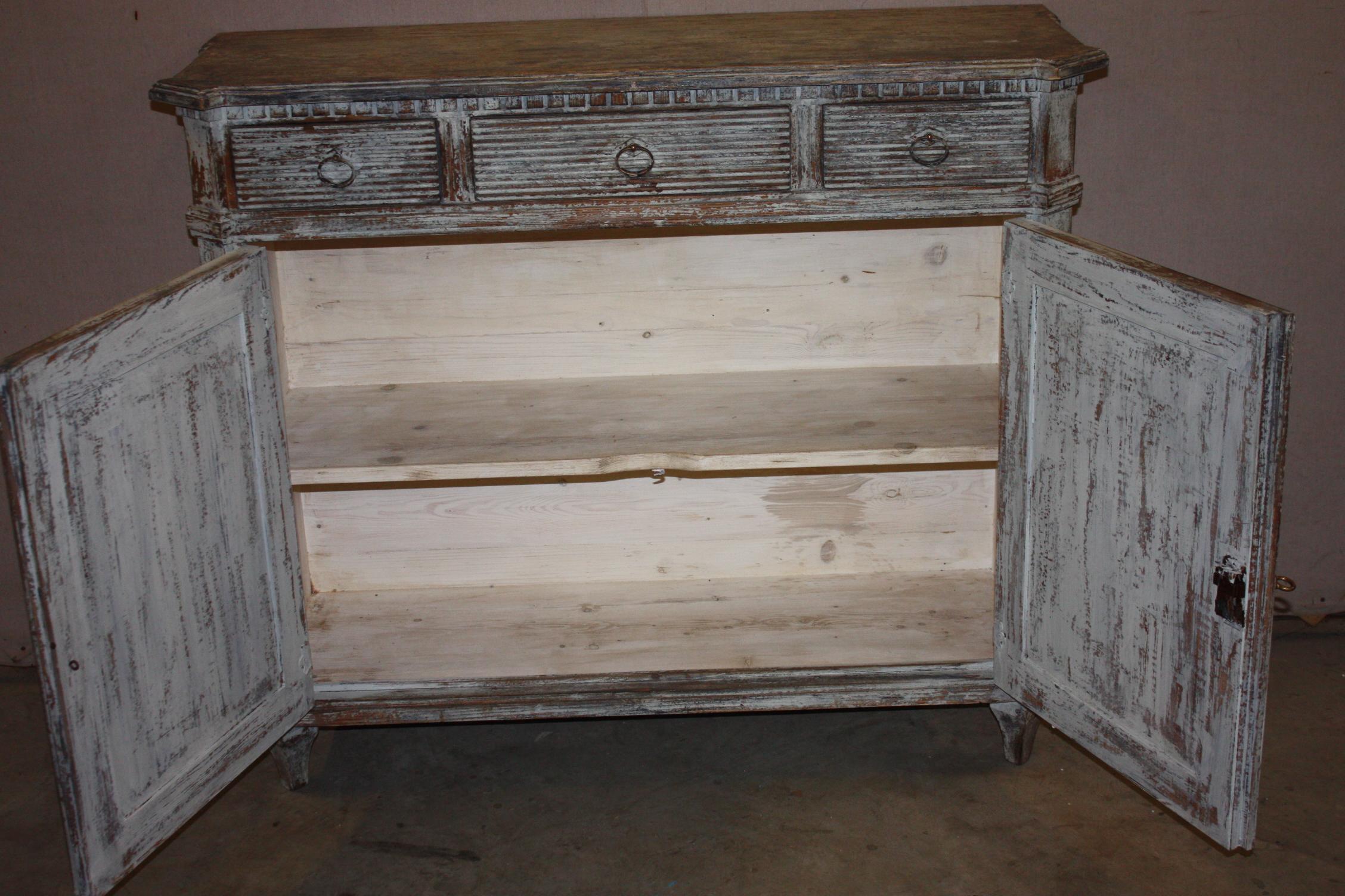 Swedish Gustavian Two-Door Buffet For Sale 3