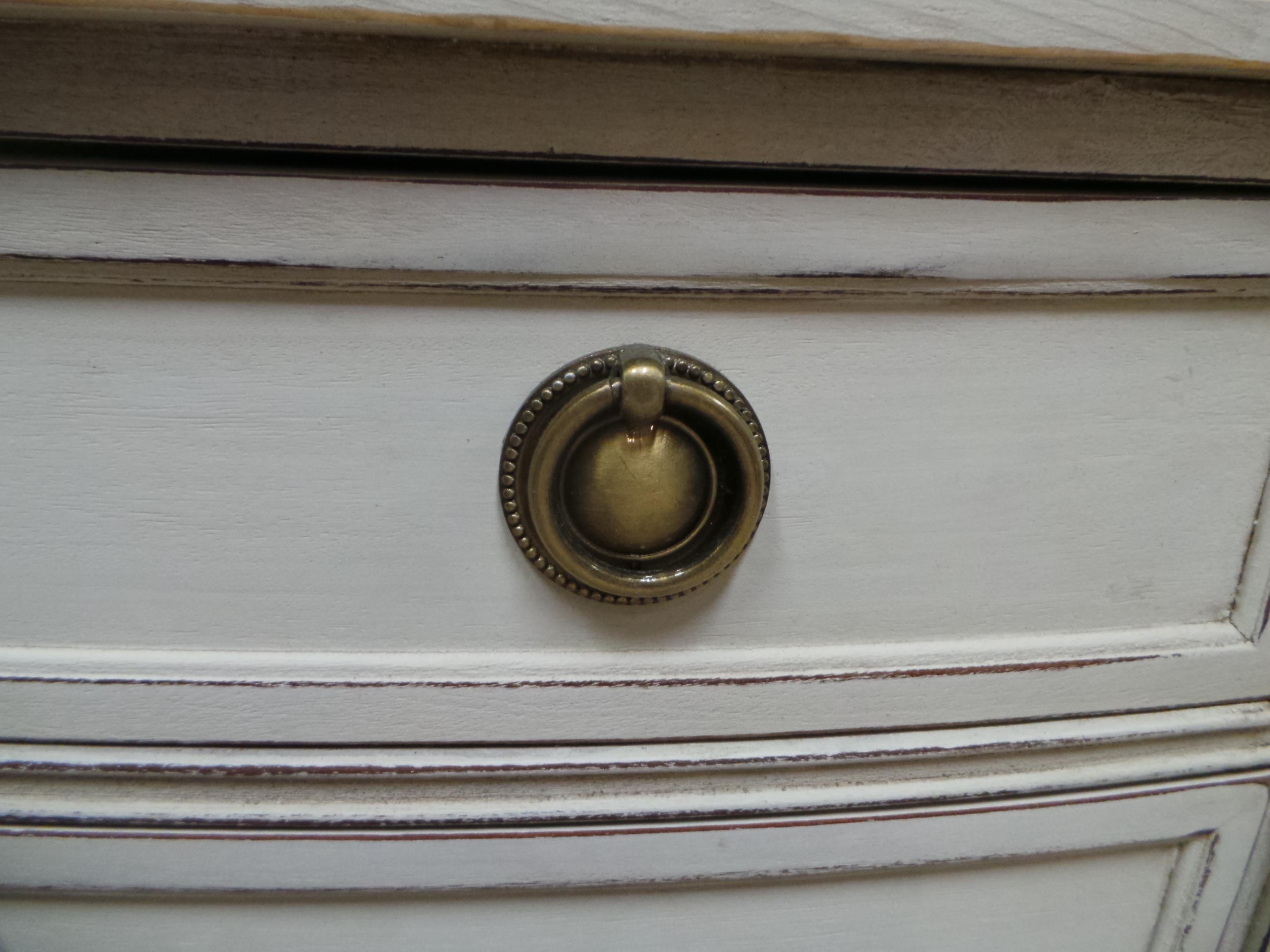 Swedish Gustavian Unique 3 Drawer Chest Of Drawers 5