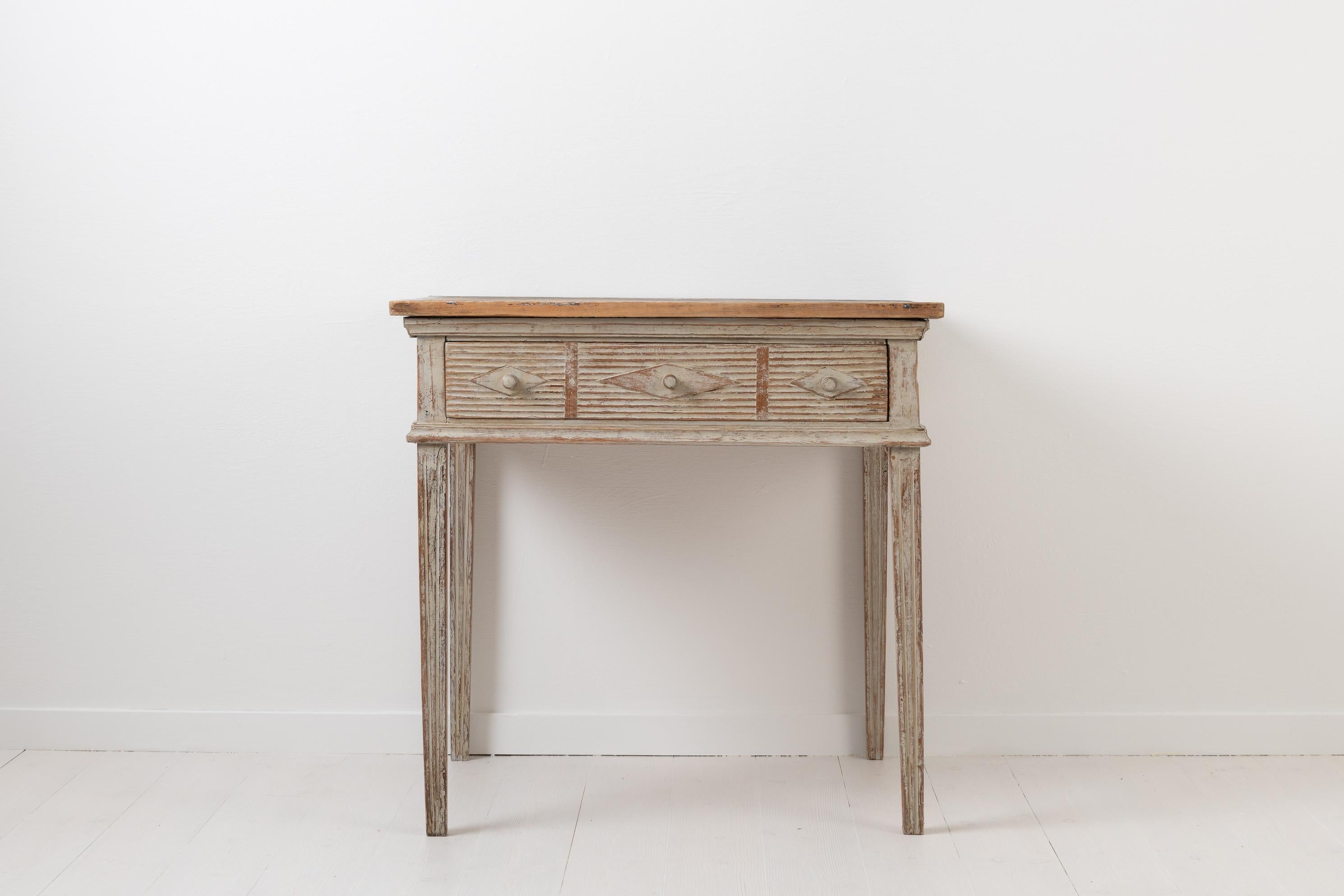 Neoclassical Swedish Gustavian Wall Table from 1790