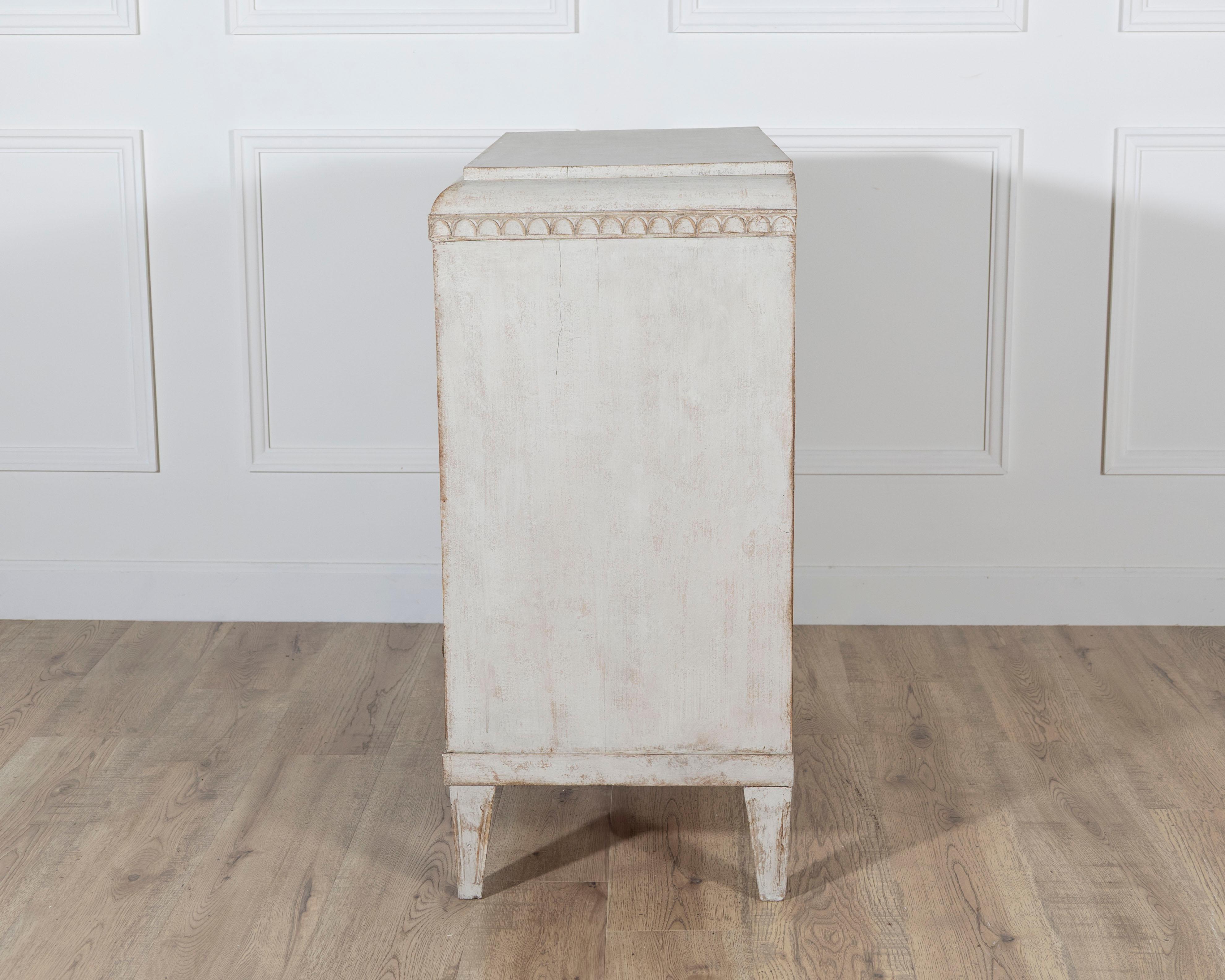 Swedish Gustavian Writing Chest of Drawers, circa 1840–1850 For Sale 6