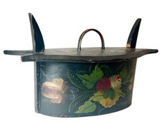 Scatola svedese in bengala dipinta a mano