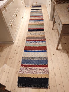 Swedish hand woven Rag Rug