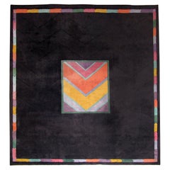 Swedish Hand-Woven Rug, Barbro Peterson for Kinnasand, 1980s