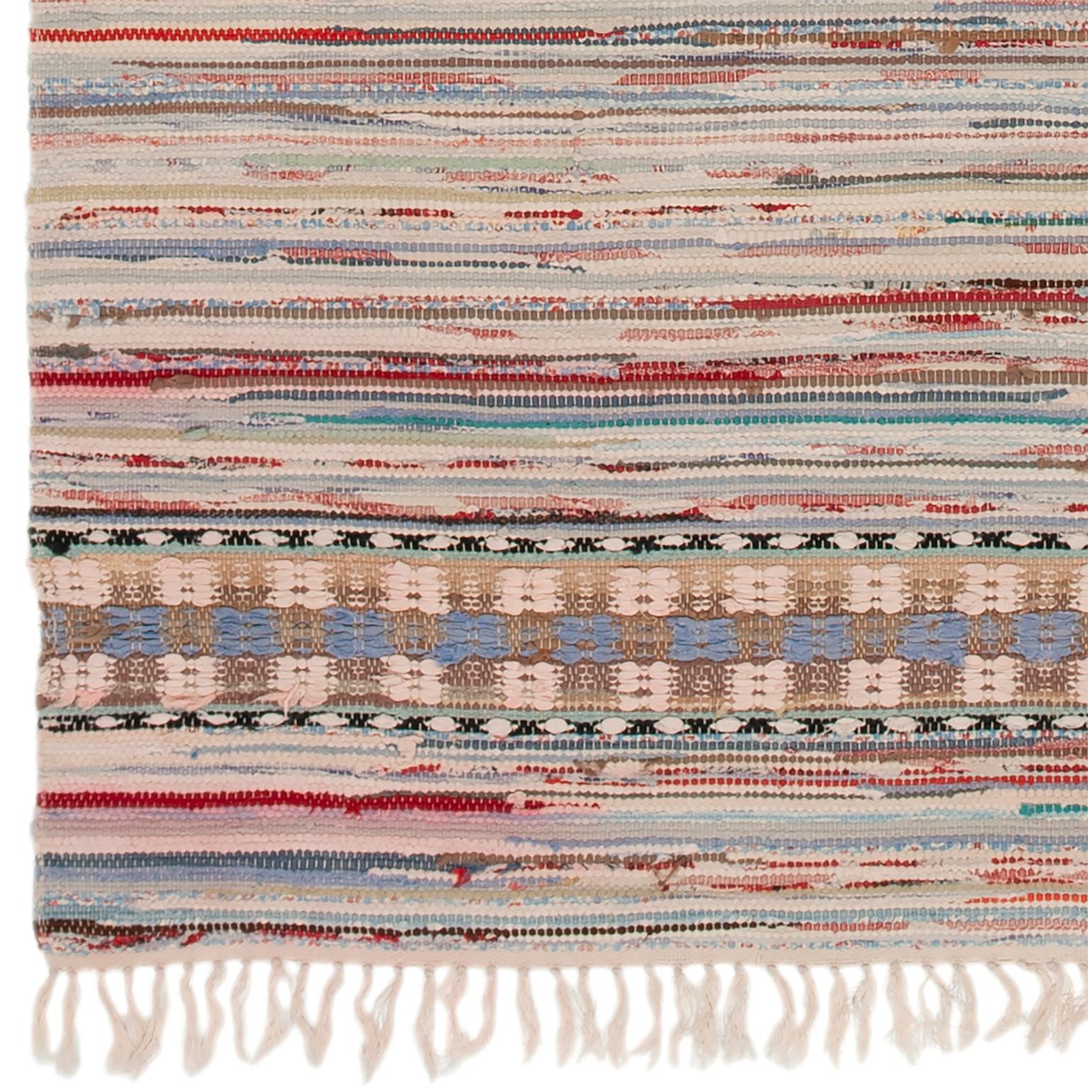 Swedish handwoven flat-weave rug
Sweden, 20th century.
 