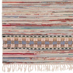20th Century Swedish Handwoven Flat Weave Rug