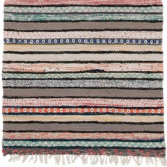 20th Century Swedish Handwoven Flat Weave Rug