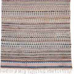 20th Century Swedish Handwoven Flat-Weave Rug